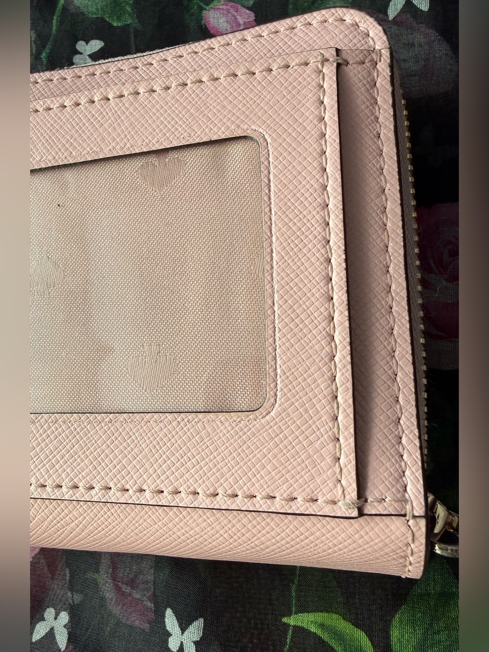Kate Spade Staci Pink Small Zip Around Bifold Wallet - Picture 8 of 14